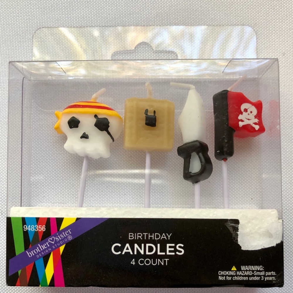Pirate Birthday Candles